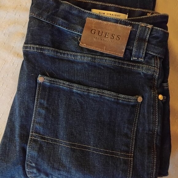 GUESS Carpenter jeans - Straight Slim fit size 31 waist x 32 - Picture 1 of 6
